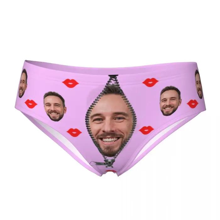 Personalizovaný valentínsky darček: slipy pre ženy s vlastnou tvárou