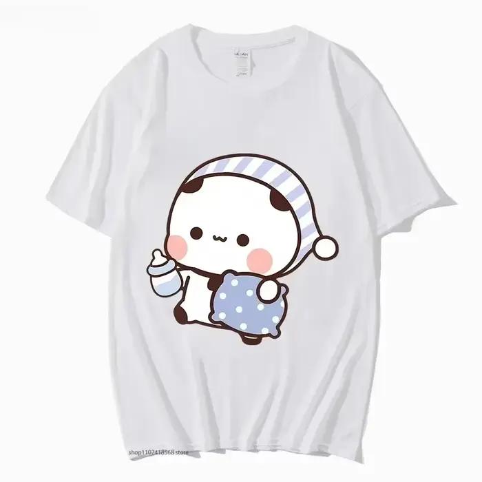 Rokomilé párové tričko BuBu Panda ide spať s DuDu medvedíkom grafické