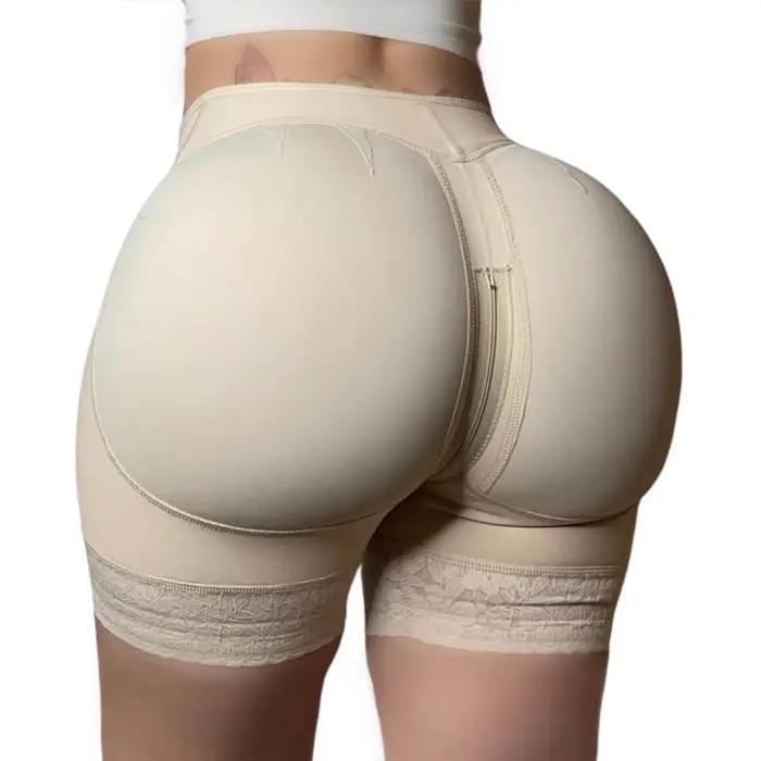 Short taille haute sans couture pour femmes, sous-vêtements d'été façonnant la taille, post-chirurgie, cuisses plus fines, Push Up, tissu doux
