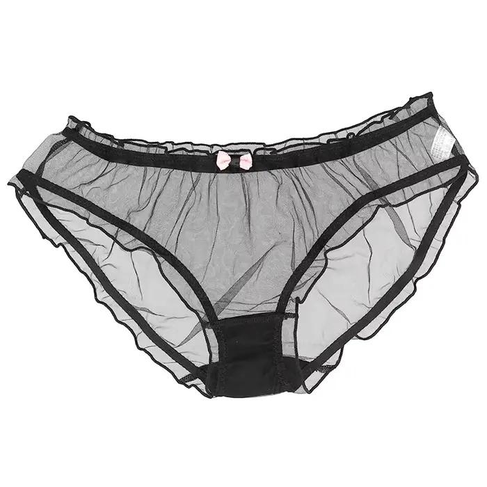 Culotte tricotée Lolita en polyester et coton avec arc élégante pour femmes pour toutes les saisons
