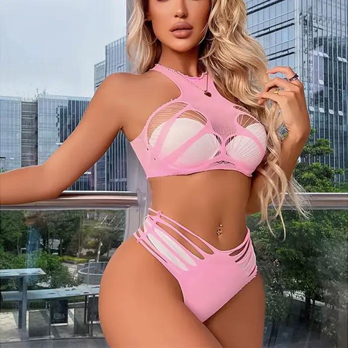 Horúca červená sexy erotická nočná bielizeň pre ženy