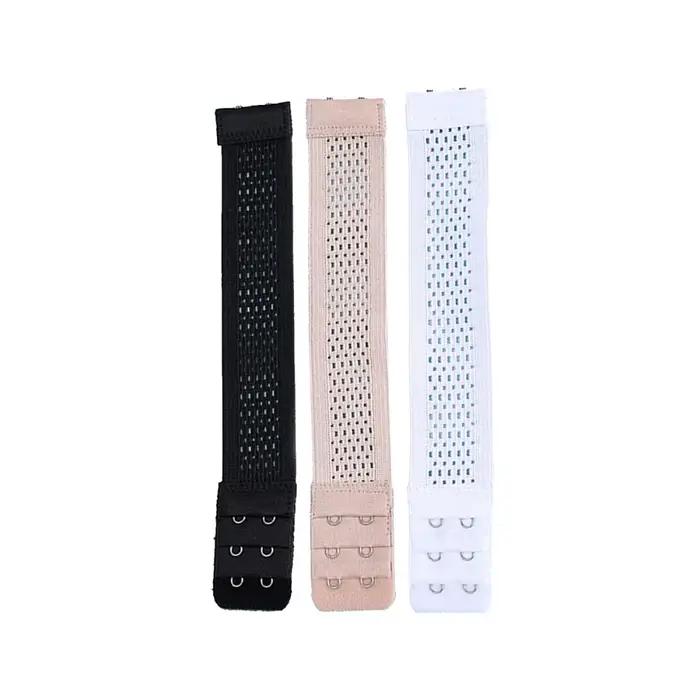Rallonge de soutien-gorge ajustable 20 cm, sangle élastique 3 rangées 2 crochets, rallonges de souti