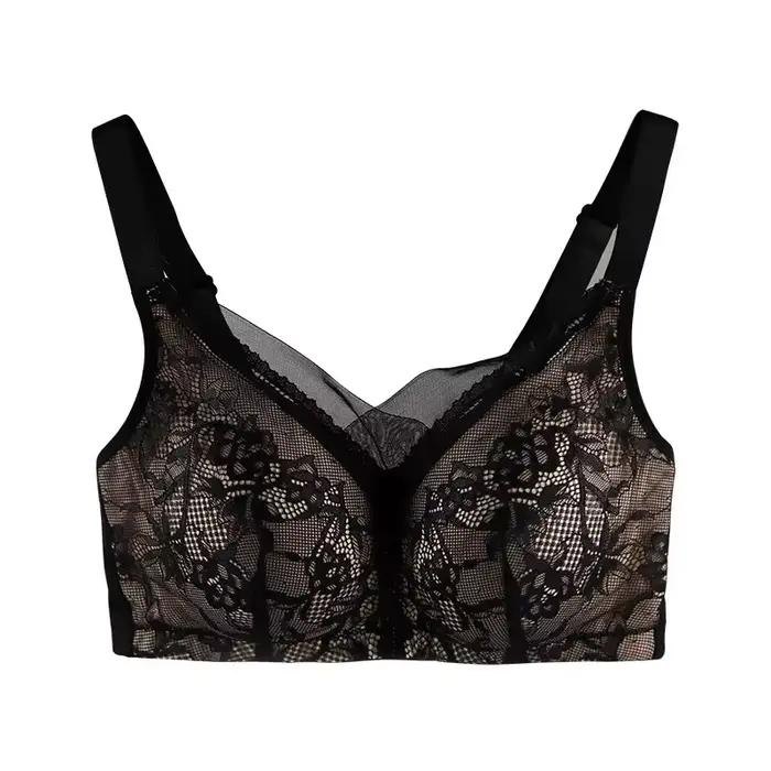 LERWars LA-Soutien-gorge de mastectomie avec poche, coussinets mammaires, coton réglable inclus, con