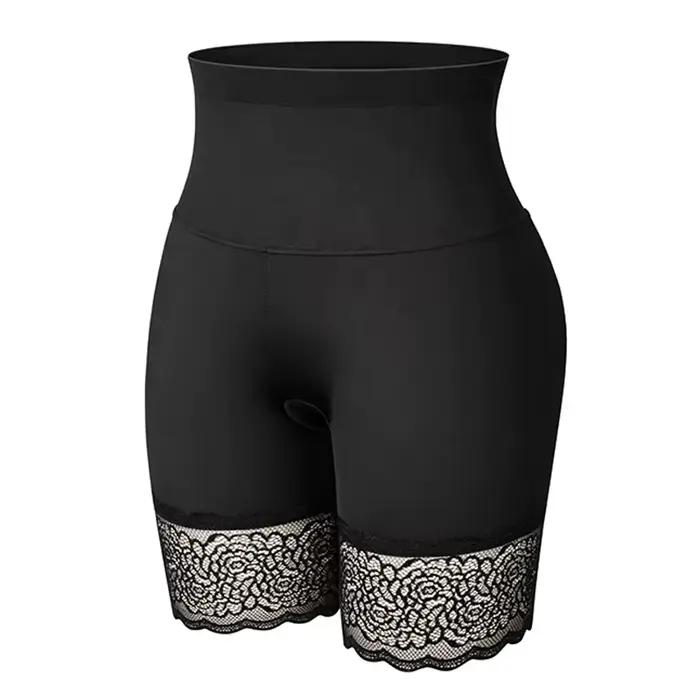 Taille haute ventre contrôle culotte dentelle Slip Shorts pour sous les robes femmes Anti frottement