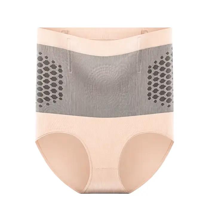 Culotte gainante taille haute sans couture pour femme, effet ventre plat, shorty sculptant, sous-vêt