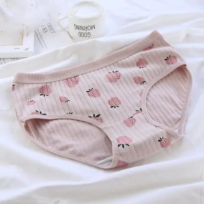 Culotte en coton femme caleçon mode nœud culotte respirante taille moyenne belle fille Lingerie culo