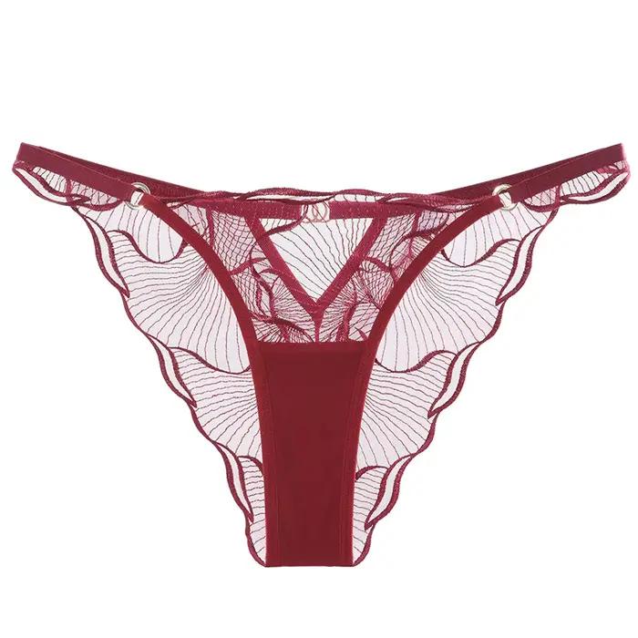 Soutien-gorge minimaliste en dentelle française, élégant, grande poitrine, broderie Pure, Ultra fin,