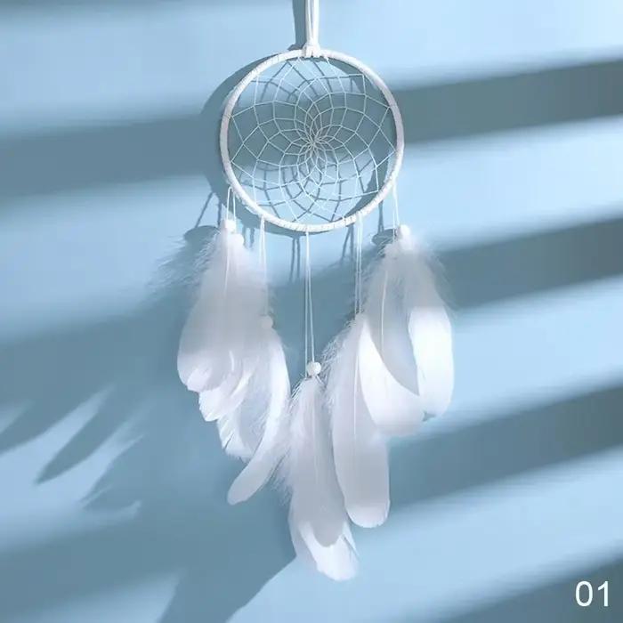 Attrape-rêves fait à la main, pendentif attrape-rêves, carillons éoliens creux créatifs, tenture mur