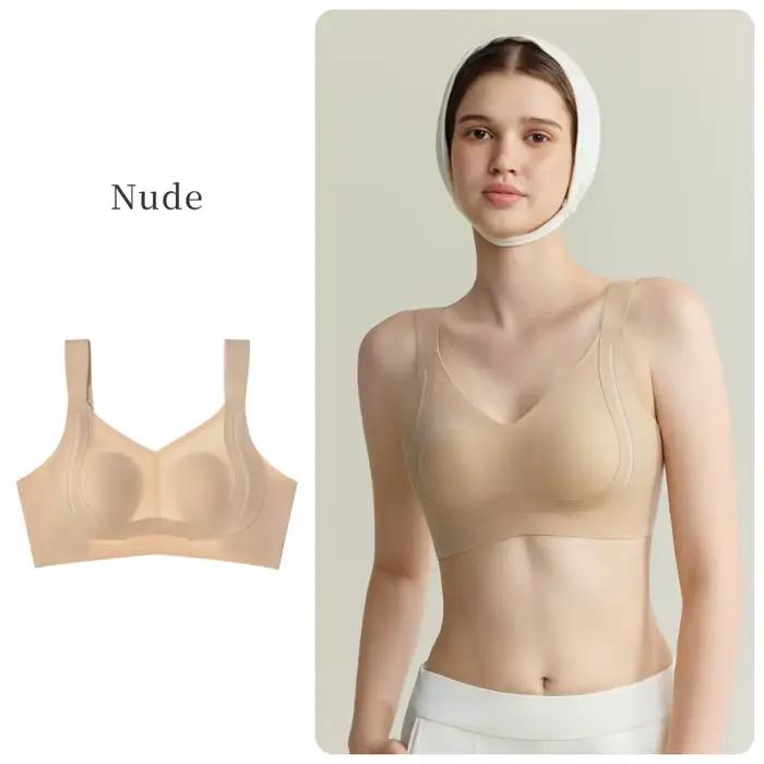 SUJIIN Soutien-gorge minimisateur grande taille pour femme, sans armatures, push-up, anti-affaisseme