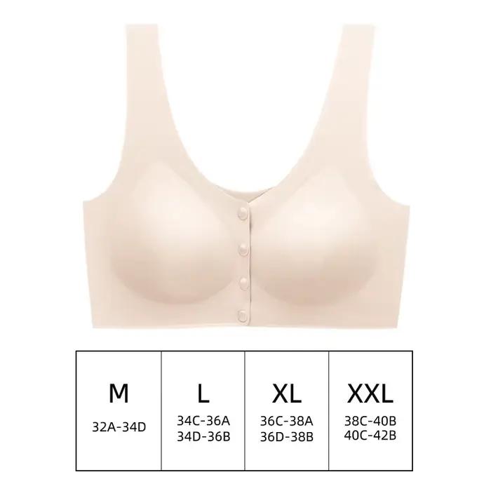 Soutien-gorge ultra-fin respirant à ouverture frontale pour femme, sans traces, respirant, anti-affa