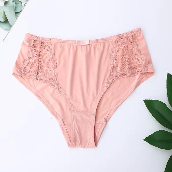 Sexy femmes culottes femme caleçons culottes couleur unie femmes dentelle pour femmes slips sous-vêt