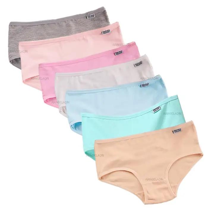7 pièces/lot grande taille sous-vêtements femmes culottes coton fille brève Sexy Lingeries Shorts so