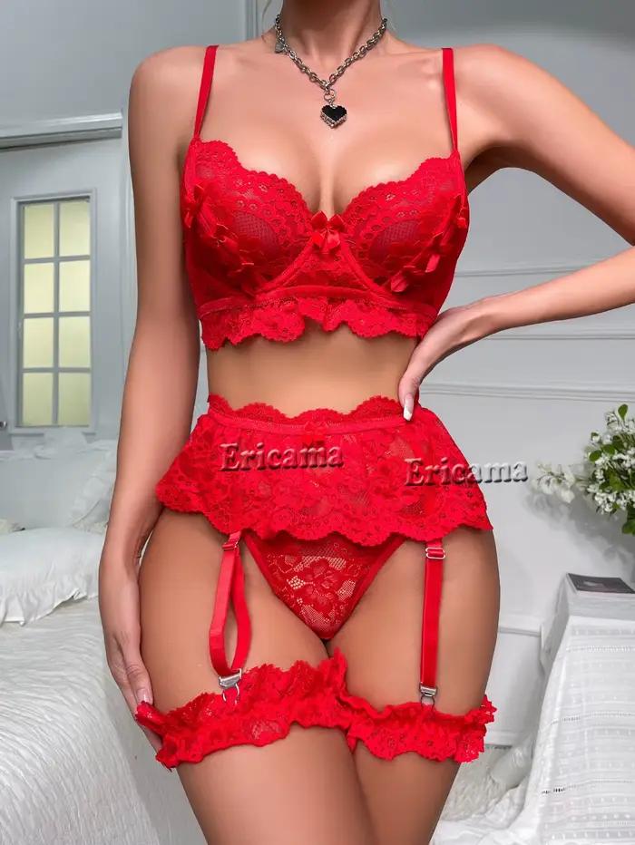 Ensemble de Lingerie ensemble de soutien-gorge Transparent Costumes érotiques Sexy sous-vêtements de