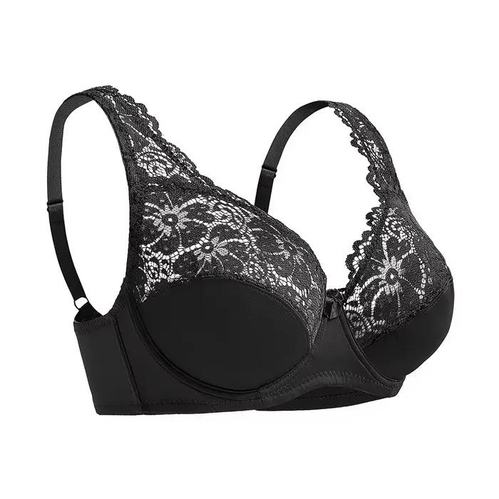 Soutien-gorge à armatures en dentelle florale pour femmes, lingerie sexy, soutien-gorge grande taill