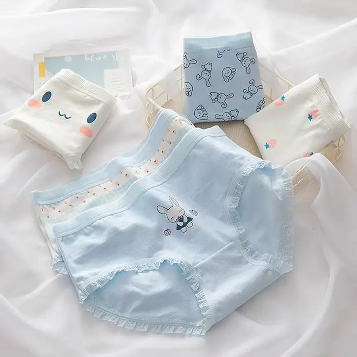 Lot de 5 sous-vêtements en coton pour femmes, culottes Sexy pour femmes, sous-vêtements intimes, sli