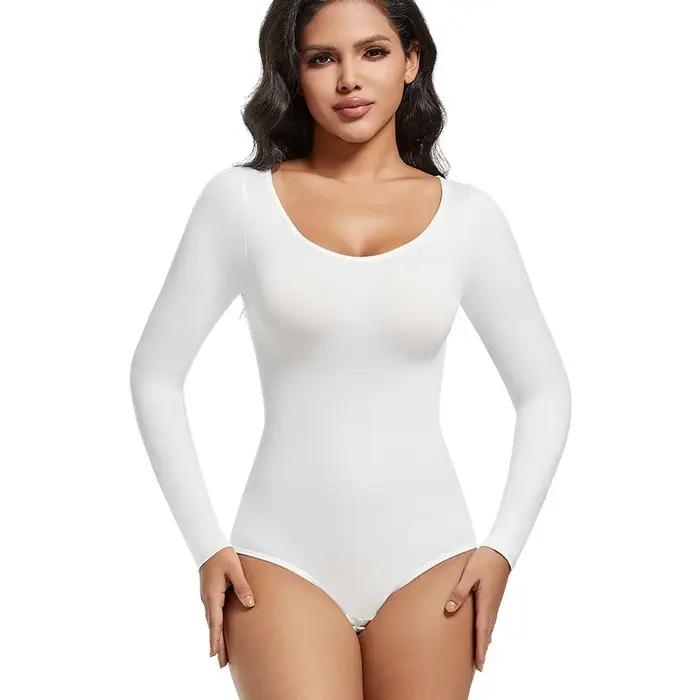 Body Shapewear Body contrôle du ventre femmes crochets entrejambe corps Shaper combinaison pour le c