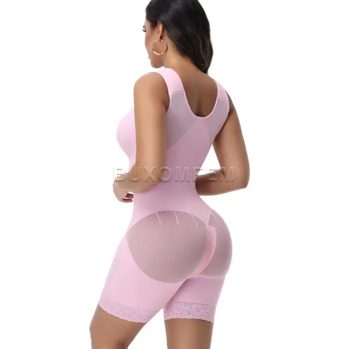 Shaping Slim ceinture Shapewear pour BBL sans manches avant boutonnage colombien ceinture femmes san