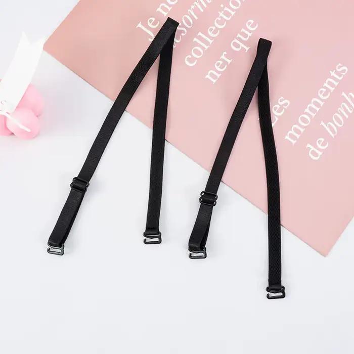 1 paire de bretelles de soutien-gorge antidérapantes pour femmes, 1.1cm de largeur, lingerie pour fe