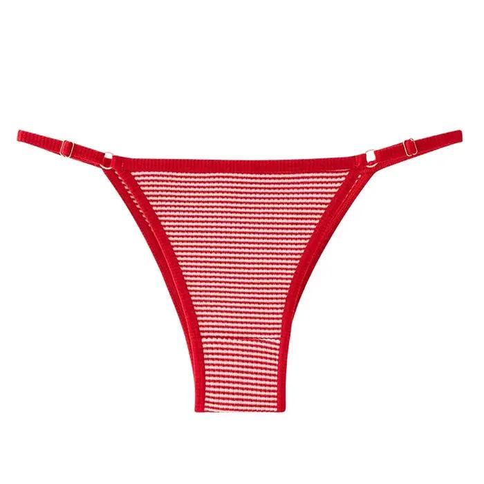 1Pc culotte brésilienne femme boucle réglable slips sous-vêtements sans couture hiver chaud confort