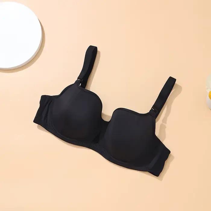 Soutien-gorge Grande Taille 75-95DEFGH à Armatures, Bonnets Profonds, Légèrement Rembourré, Anti-aff