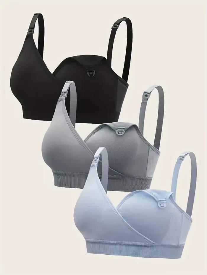 Ensemble de soutien-gorge d'allaitement respirant, sous-vêtements d'allaitement, soutien-gorge de gr