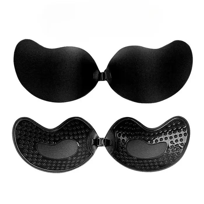 Femmes Sexy soutien-gorge sans bretelles paume Push Up Invisible Silicone soutiens-gorge poitrine au