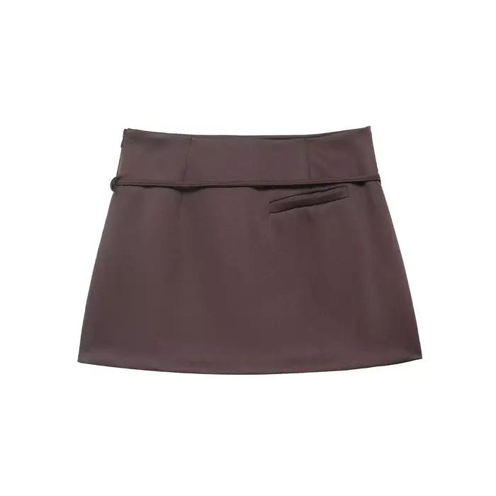 Culottes courtes pour femme HH, mode, polyvalentes, simples, avec ceinture décorative, printemps, un