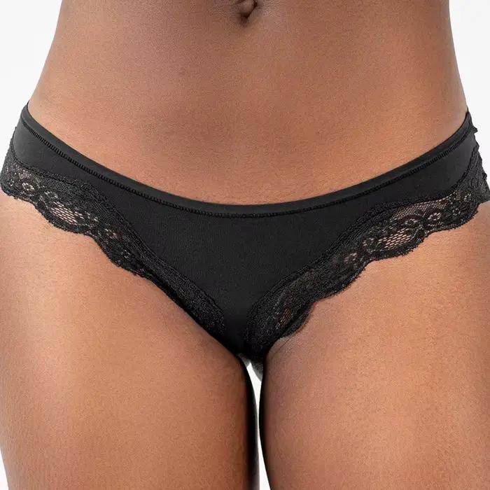 Culotte femme grande taille sous-vêtements respirant Sexy dentelle Lingerie femme culotte solide sli