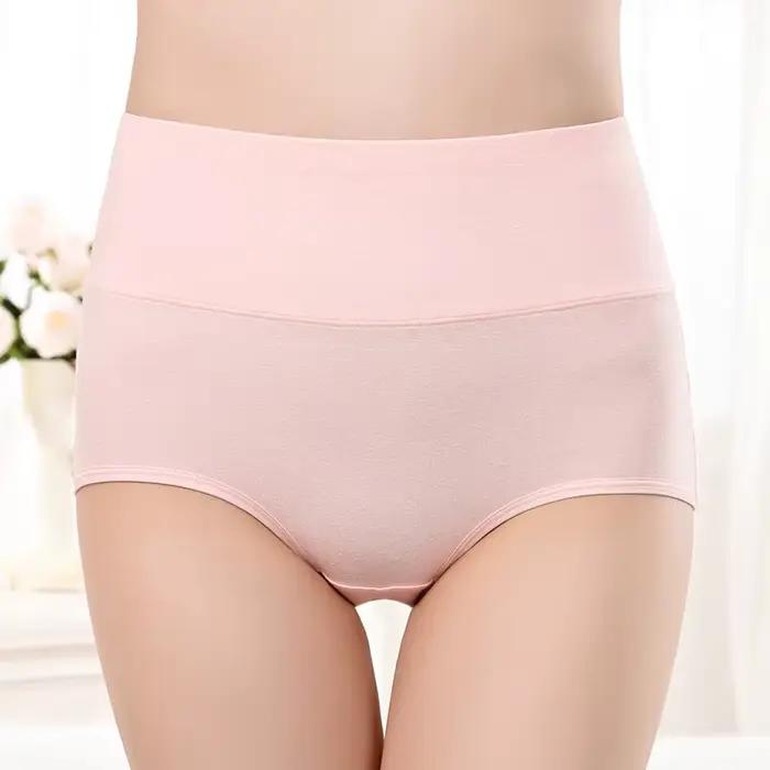 Culottes pour femmes slips de mise en forme abdominale sous-vêtements en coton grande taille taille