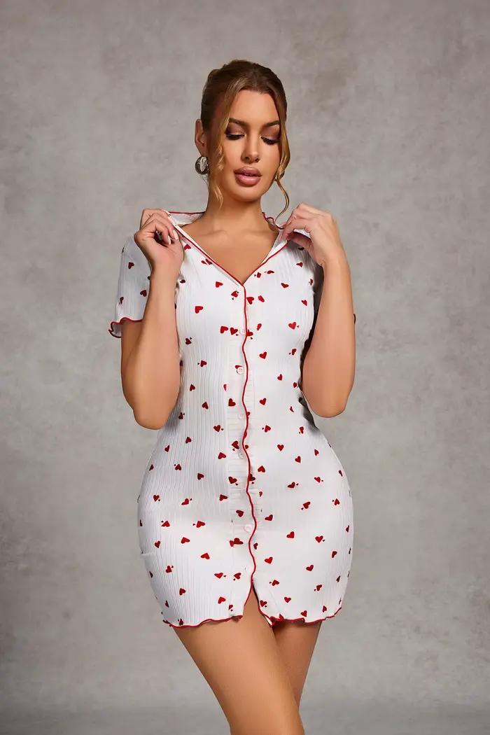 Chemise de nuit sexy femme endormie vêtements de nuit sexy femmes Homewear robe pyjamas été nuisette