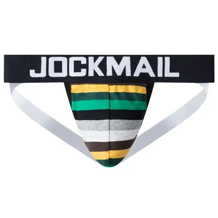 Sous-vêtements de soirée pour Gay et lesbiennes, Boxer confortable à rayures, slip de bain sexy pour