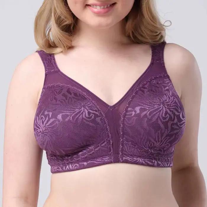 Soutiens-gorge pour femmes Lingerie grande tasse soutien Bralette sans fil Sexy brassière BH hauts g