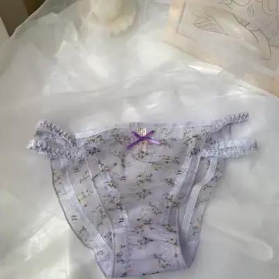 Culotte femme taille basse dentelle culotte à bretelles ceinture croisée Hipsters maille transparent