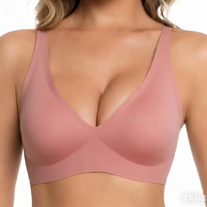 Soutien-gorge sans armatures confortable et doux pour femme, imprimé léopard, cinq tailles, anti-aff