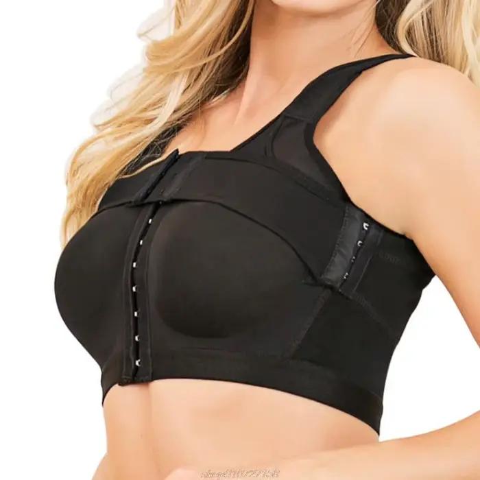Femmes Corset corps Shaper post-chirurgie soutien-gorge réglable Push Up Compression dos soutien Pos