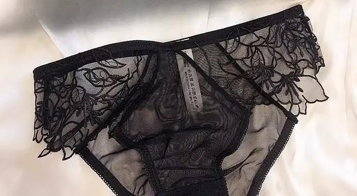 Soutien-gorge triangle sans armatures en dentelle brodée française pour femme, ensemble de lingerie