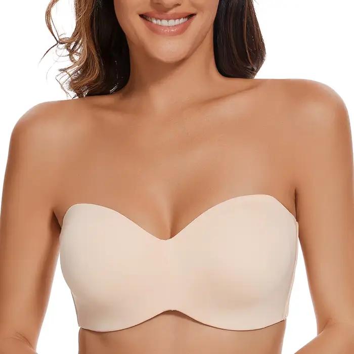 Sheroine soutien-gorge sans bretelles pour femme grande taille Push Up sans couture à armatures pour