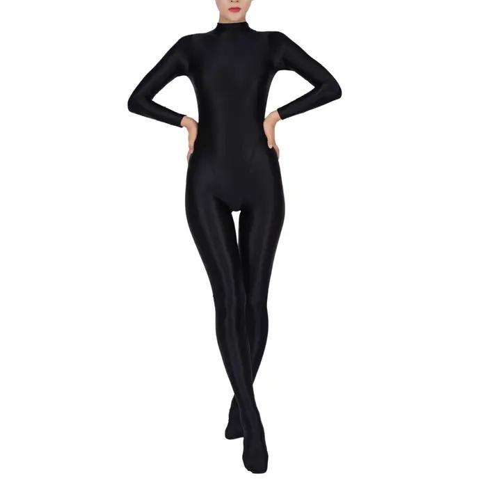 Combinaison complète pour femmes, collants de sport, de gymnastique, de Yoga, à manches longues, une