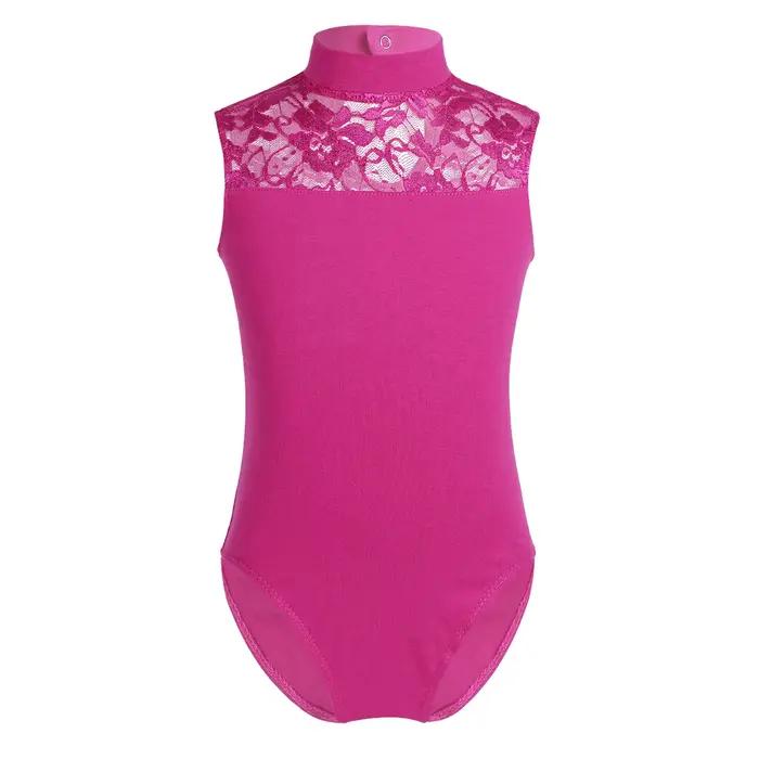 Justaucorps de Ballet en dentelle pour filles, vêtements de danse pour enfants, justaucorps de gymna