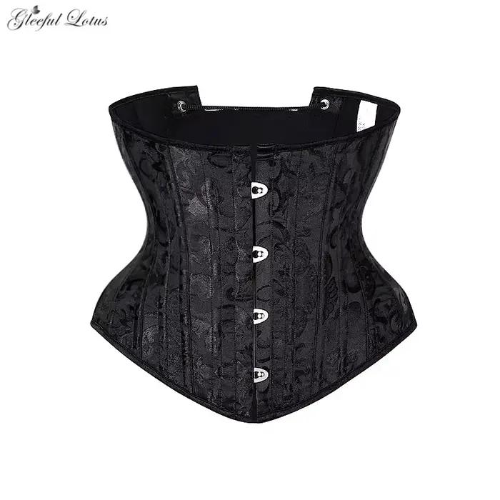 Corset Gothique à Lacets Sexy sous-Buste et à Ossature d'Acier, Gaine Amincissante, Entraîneur de Ta