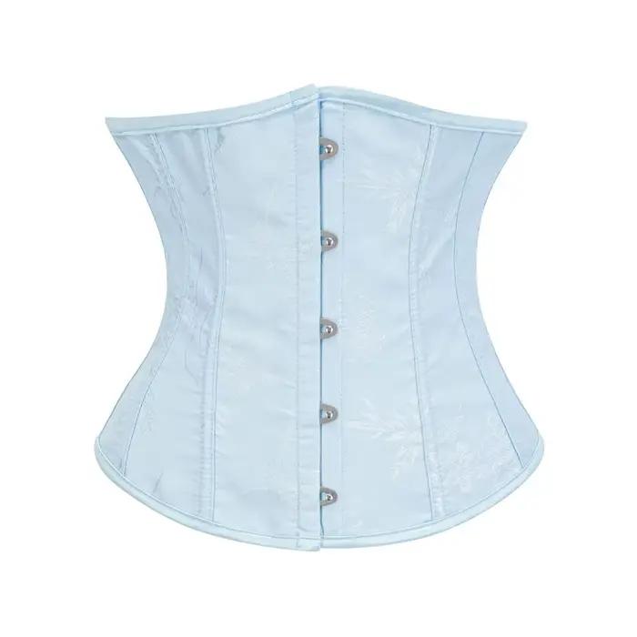 Corset sous-poitrine rouge bordeaux sexy pour le modelage de la taille, style gothique