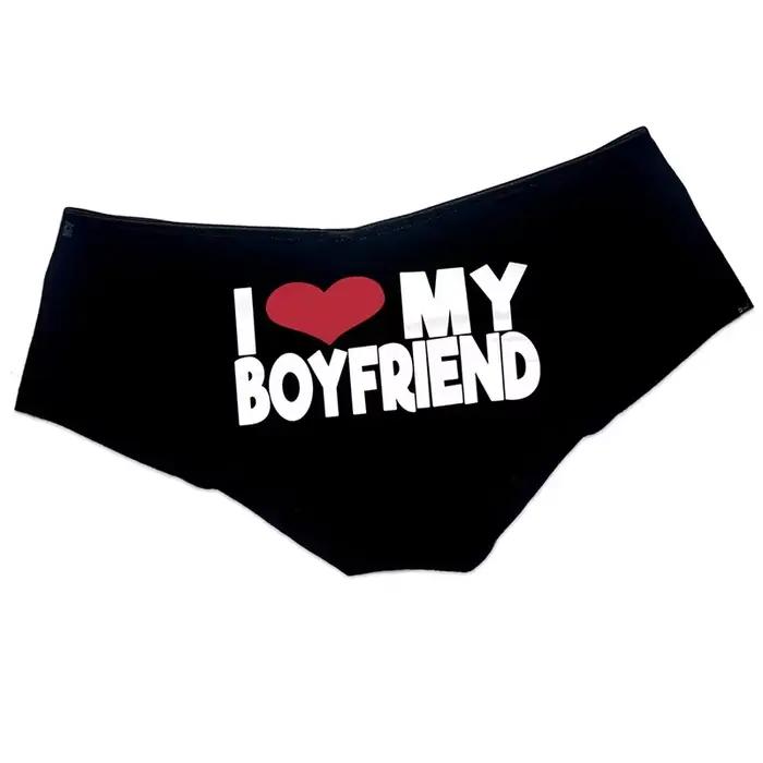 Culotte I Love My Boyfriend, Leon's Day Workers, cadeau de Noël, anniversaire, nouvel an, petite ami