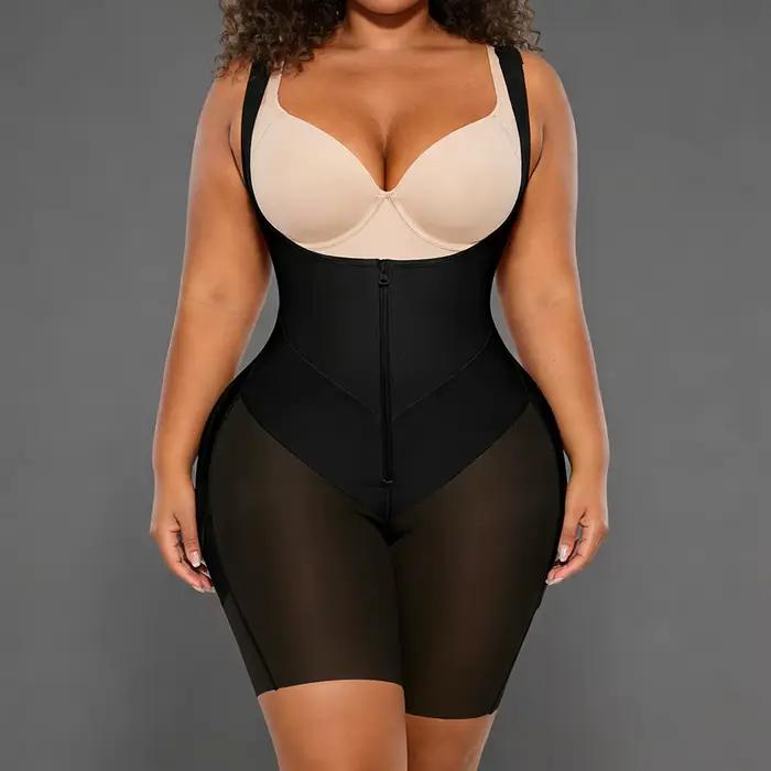 Culotte gainante post-partum pour femme avec effet ventre plat et rehausseur de fesses, sans coussin