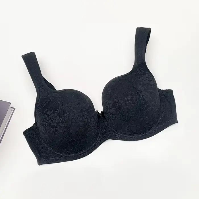 Soutien-gorge Grande Taille Confortable pour Femmes, Bonnets Complets en Dentelle avec Armatures, An