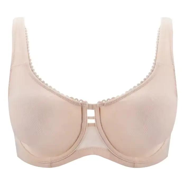 Soutien-gorge minimiseur Non rembourré, grande taille, motif Floral, à armatures, Lingerie de soutie