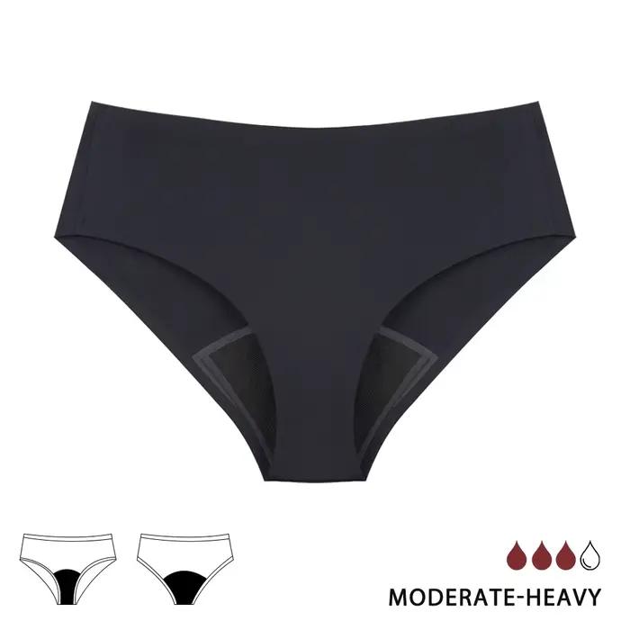 Culotte menstruelle sans couture pour femme, slip menstruel à flux abondant, anti-fuite culotte mens