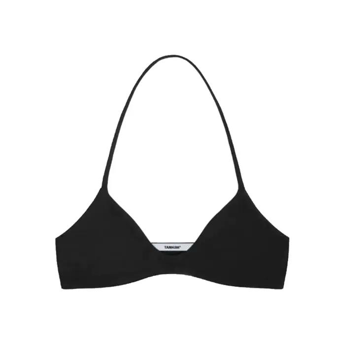 Soutien-gorge blanc pour femme style halter, soutien-gorge de sport sexy à décolleté plongeant, haut