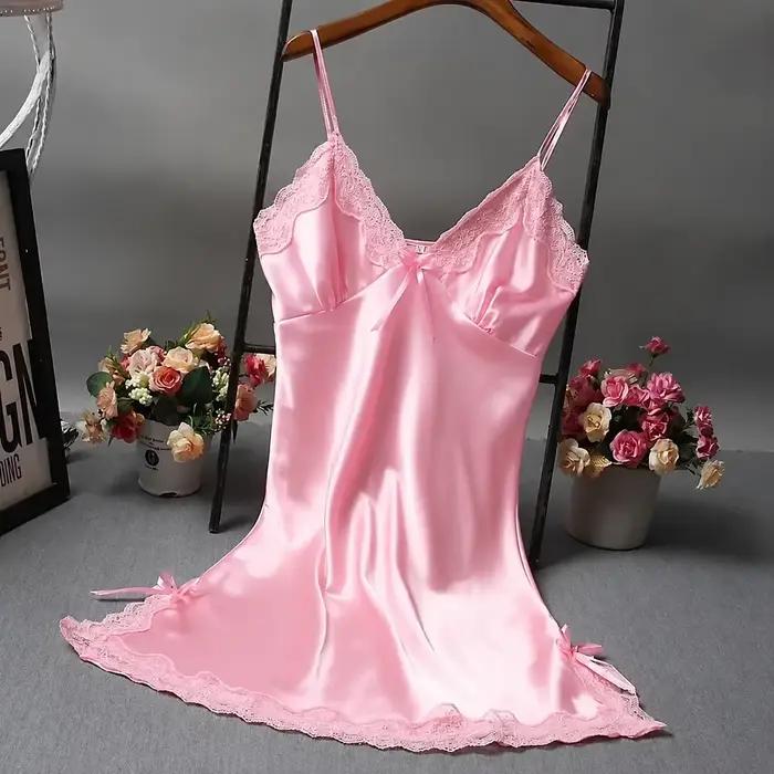 Chemise de nuit sexy en dentelle patchwork, lingerie, robe de mariée, vêtements de nuit, chemises de