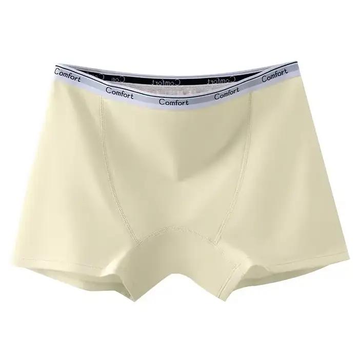 Culottes Boxer Physiologiques pour Femmes, Sous-vêtements Menstruels en Coton Respirant Grande Taill