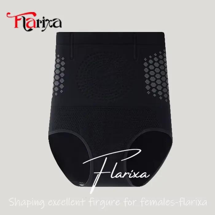 Flarixa ventre contrôle sous-vêtements slips pour femmes taille haute sans couture bout à bout culot